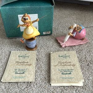 Cinderella Wdcc “hey, we can do it!” And “no time for dilly dally”